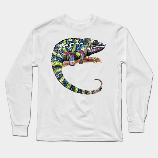 Chameleon Long Sleeve T-Shirt by VicaVeresk